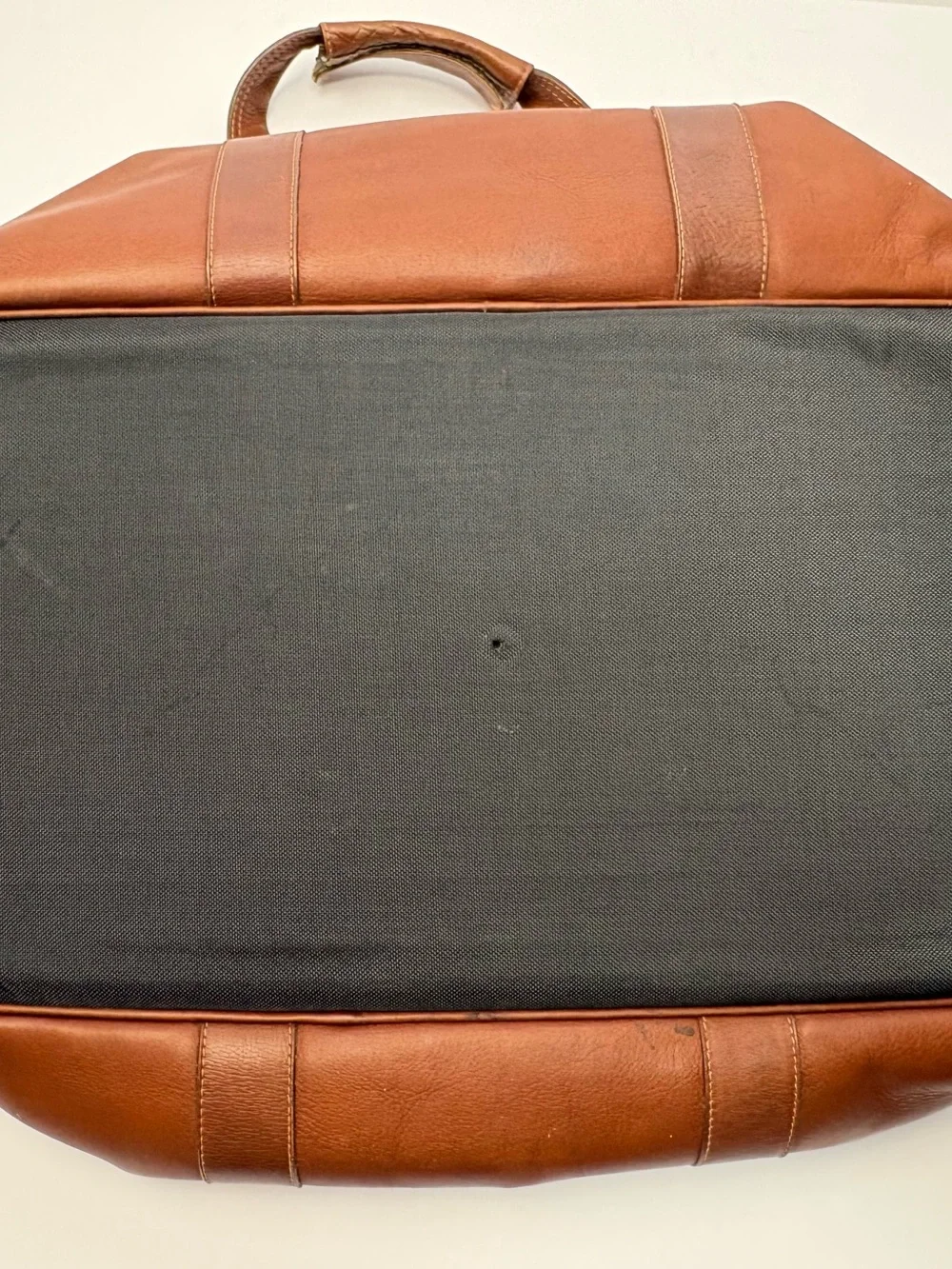 Buffalo David Bitton Cognac Leather Travel Duffel
